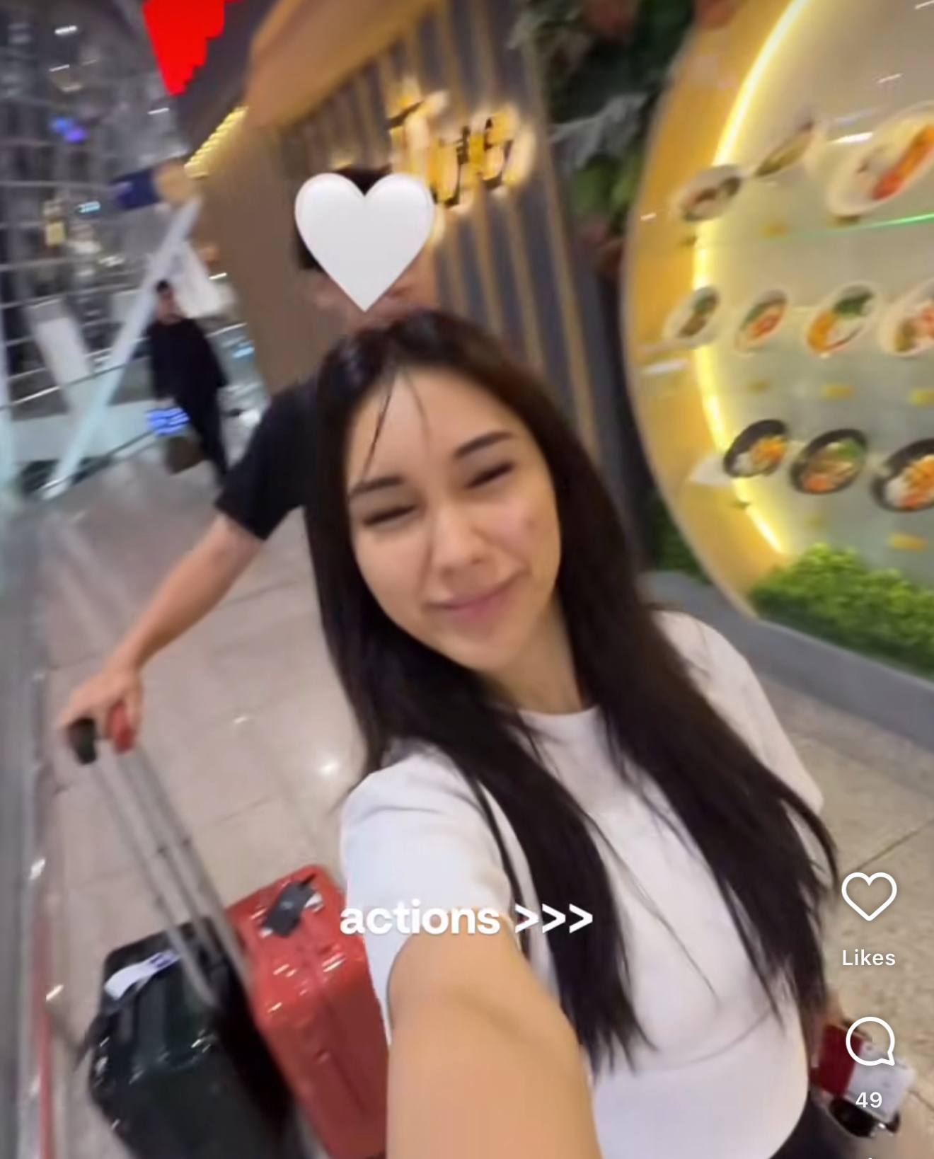 Cheryl Chin and her mystery man