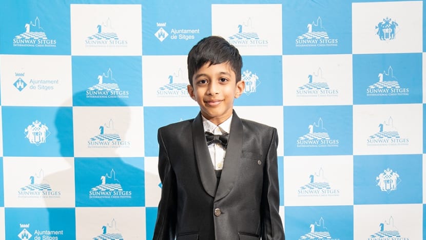 'Needs a booster cushion': 8-year-old chess player who represents Singapore youngest to beat grandmaster 'Needs a booster cushion': 8-year-old chess player who represents Singapore youngest to beat grandmaster
