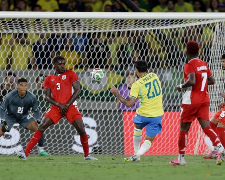 Vinicius brings Maracana curtain-raiser to life as Brazil rout Panama 6-2