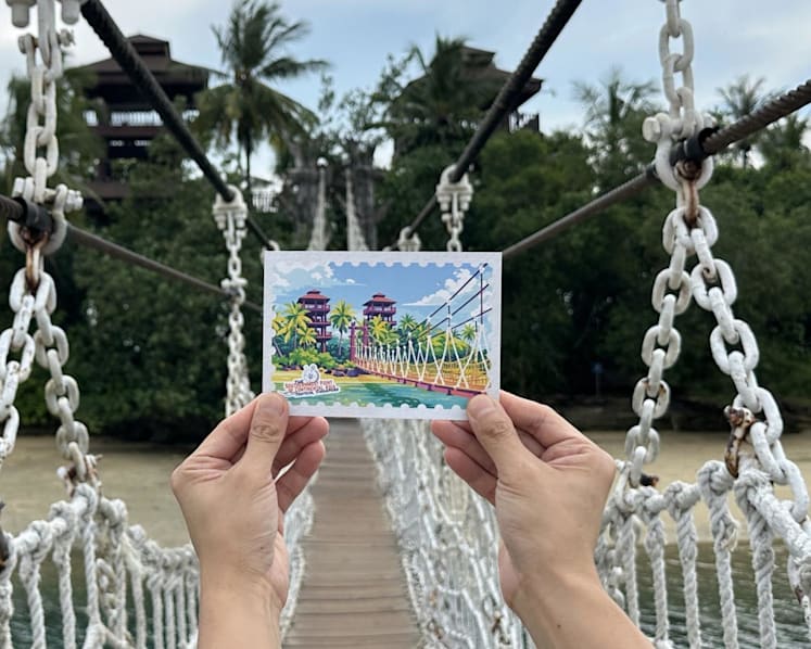 Sentosa unveils scenic posting box at Palawan Beach for visitors to send postcards worldwide