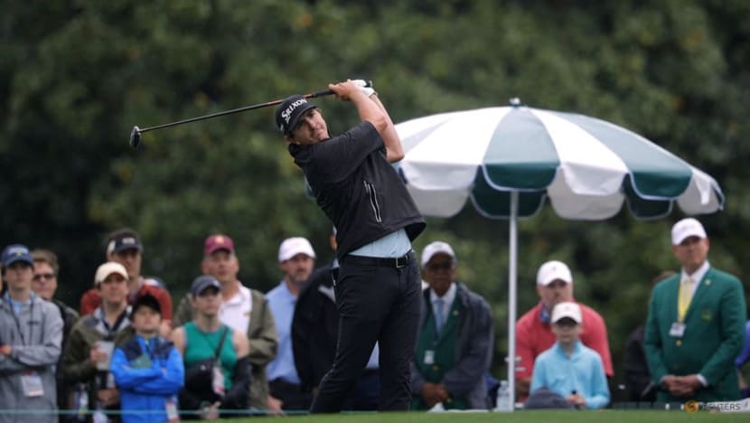 Colombia's Echavarria wins light-hearted Masters Par-3 Contest