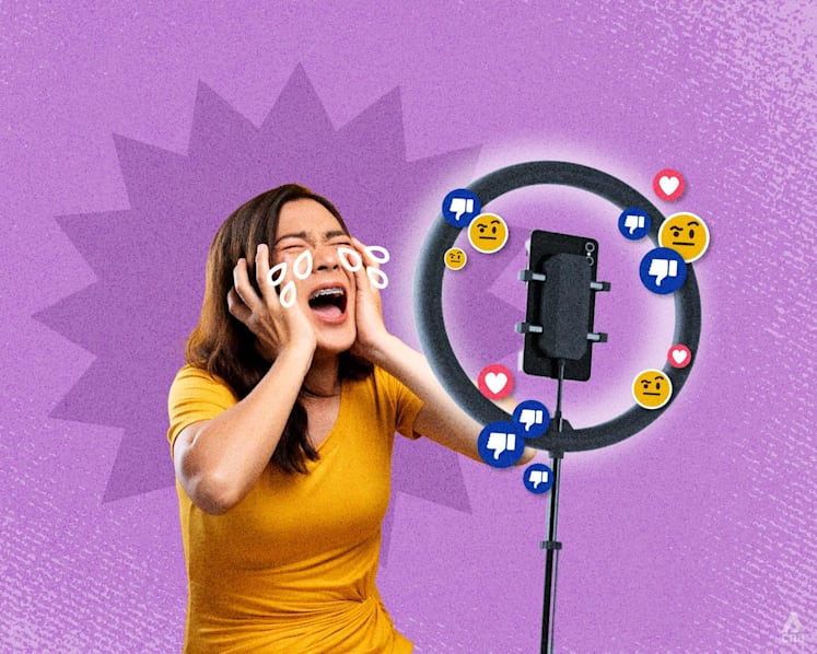 Why do we take issue with people who film and post their mental breakdowns online? 