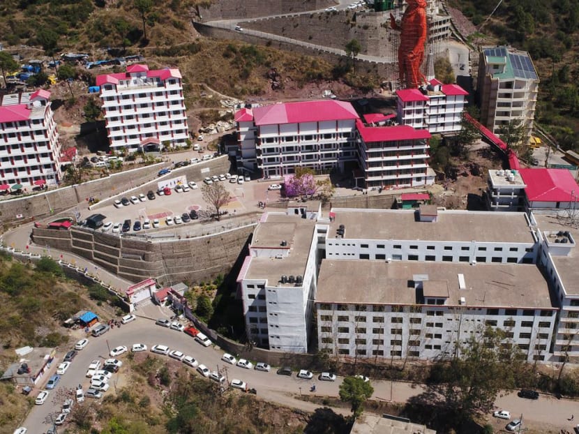 A view of Manav Bharti University campus.