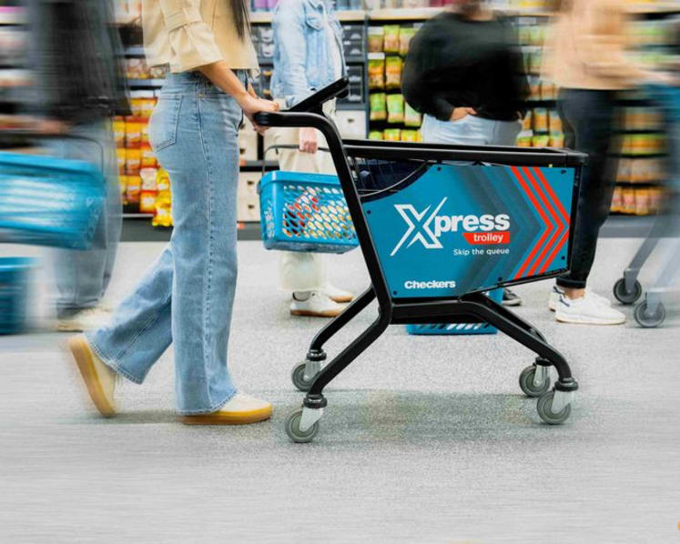 Shoprite's Checkers trials high-tech shopping trolleys in South Africa  