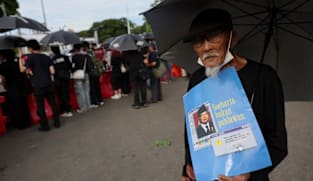 Indonesian activists rally against plan to name Suharto as national hero