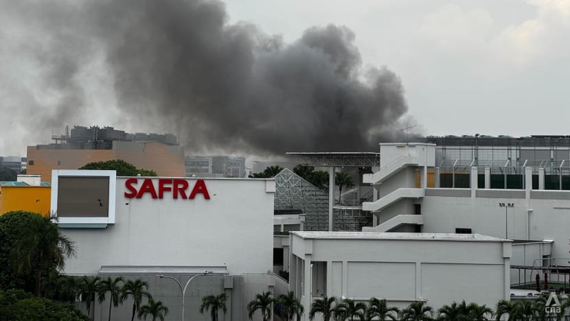 Tampines fire: Industrial building 'structurally safe', to be closed off as precautionary measure Tampines fire: Industrial building 'structurally safe', to be closed off as precautionary measure