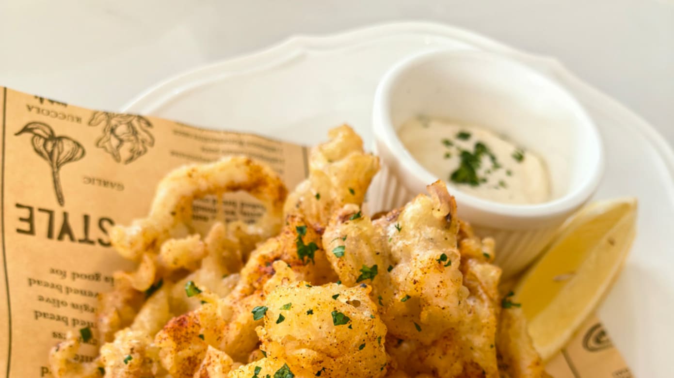 炸鱿鱼 Calamari Fritti （图：李宛纹）