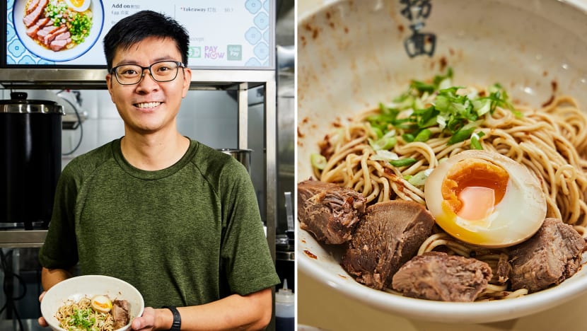 French Restaurant Chef-Turned-Farmer Now Hawker Selling Tasty $5.50 XO Noodles With Sous Vide Pork