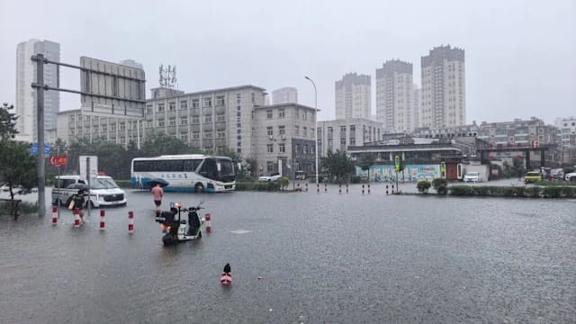 中国北部暴雨成灾 沈阳出现百年一遇大暴雨