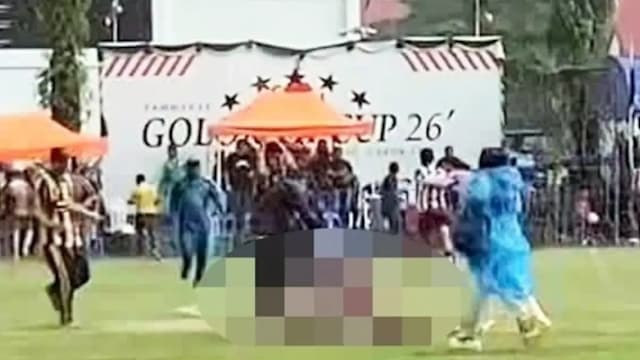 泰南足球赛遇雷击酿1死12伤 泰国球员亡马国球员伤