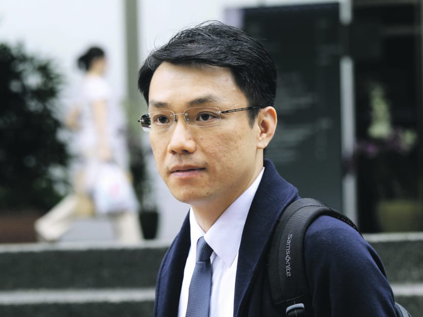 Mr Tey leaving the courthouse during his trial last year. TODAY file photo