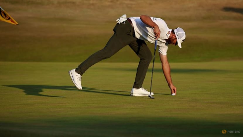 Burns seizes Open lead, DeChambeau shrugs off penalty to stay in the mix