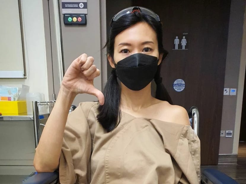 Actress Jaime Teo to undergo surgery after breaking collarbone in a cycling accident Actress Jaime Teo to undergo surgery after breaking collarbone in a cycling accident