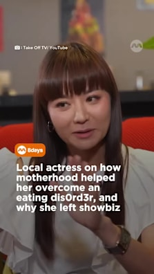 Thankfully, becoming a mother helped her break free from her self-destructive habits.  #8dayssg #8dayssglocalent #actress #motherhood #fypsg 