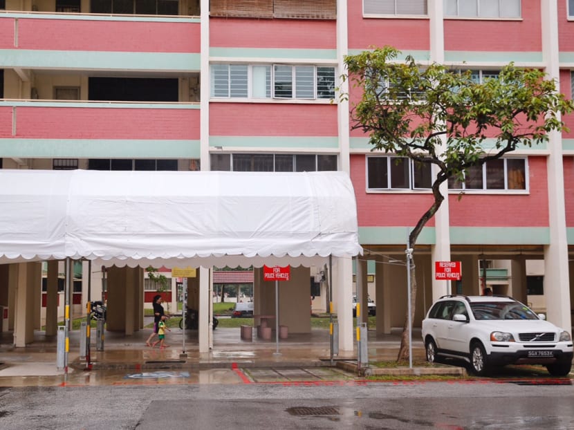 President-elect Halimah Yacob's block in Yishun. TODAY file photo