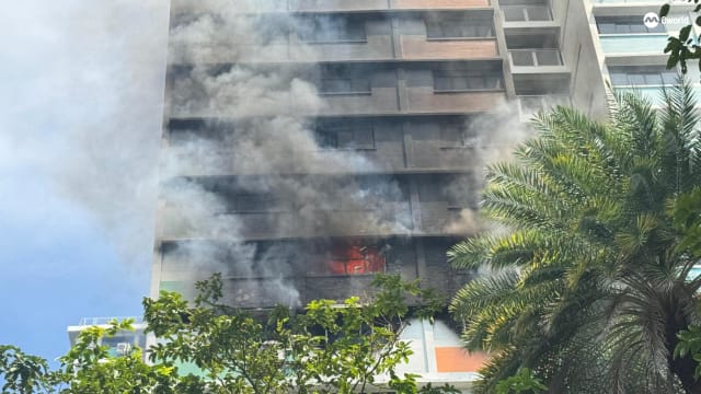 大巴窑组屋火患 三人被送院
