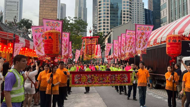 天福宫妈祖绕境巡安 约4000善信参与今年妈祖诞