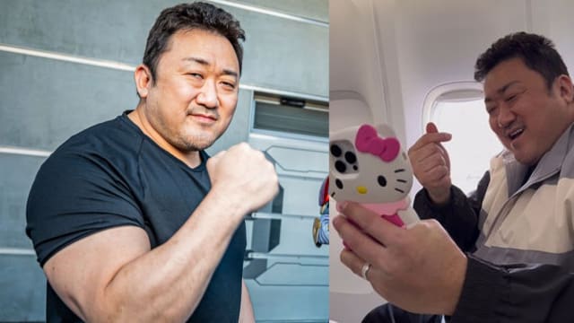 反差萌！硬汉马东石竟用Hello Kitty手机壳