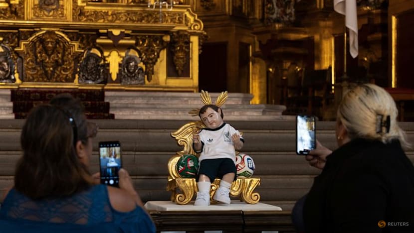 Praying for a World Cup miracle? Fans flock to baby Jesus in Mexico kit