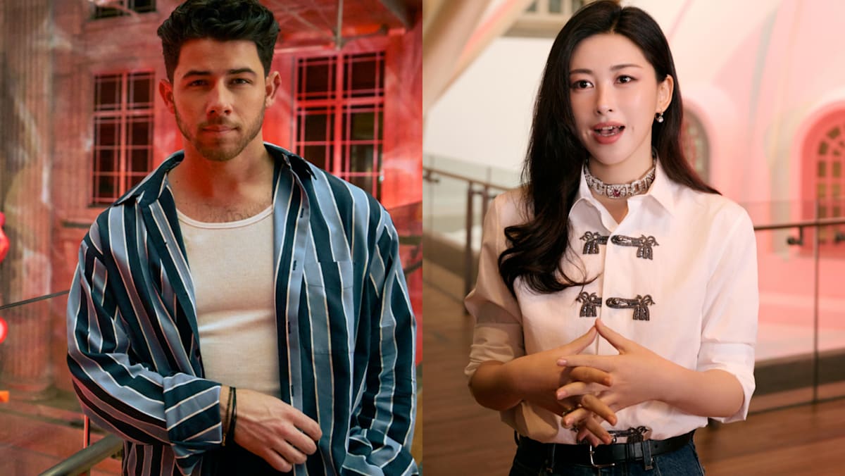 'Shiok sia': Celebrities Nick Jonas and Zhu Zhu attend Singapore Art Week 2026 opening and dive into art