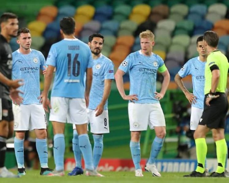Football: Lyon upset Man City to set up Champions League semi with Bayern