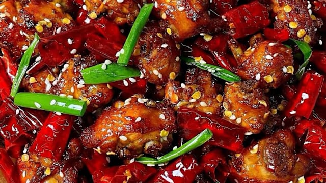 食物：辣子鸡翅