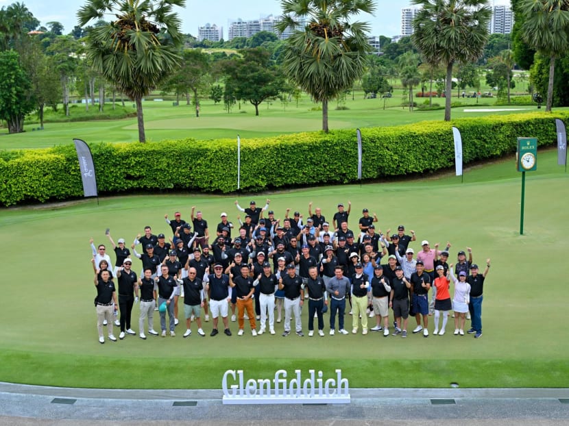 A meeting of great play and great taste: Whisky enthusiasts tee off at Sentosa Golf Club for the inaugural Glenfiddich Golf Invitational