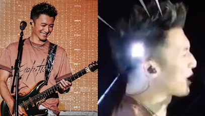 Nicholas Tse Hit by Laser During Concert, Fans Spot ‘Smoke’ From His Head