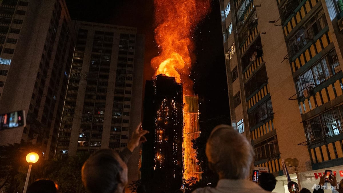 Man bailed for fire protest on track at Hong Kong's richest horse race