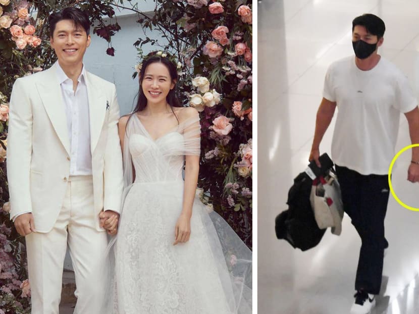 Hyun Bin & Son Ye Jin Spotted At Airport Before Their LA Honeymoon