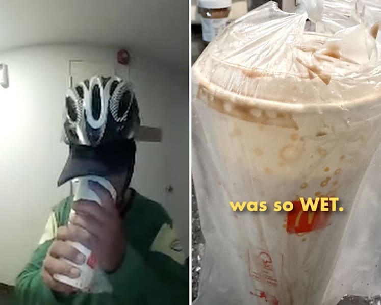#trending: GrabFood bans delivery rider who was caught on CCTV drinking customer’s iced Milo before delivering it