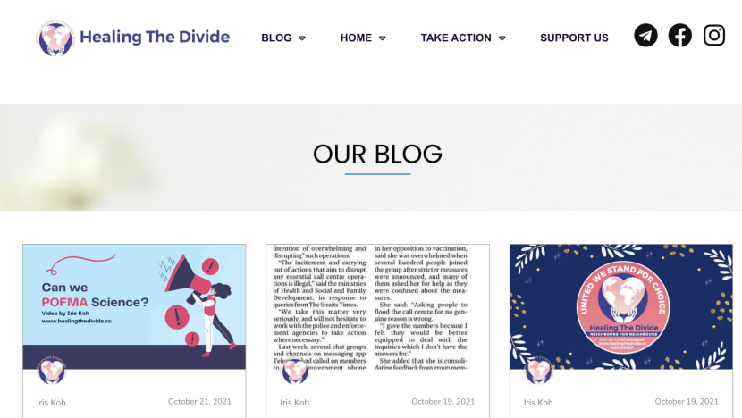 Anti-vaccination videos by Healing the Divide group removed by YouTube: MOH