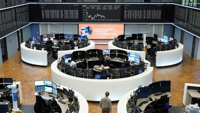 Stocks edge higher, US dollar slips as tariff uncertainty weighs