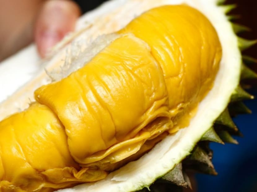 Durian hybrid Musang King is also known as 'mao shan wang' (sleeping cat) due to the shape of the freshly opened fruit. Durian hybrid Musang King is also known as 'mao shan wang' (sleeping cat) due to the shape of the freshly opened fruit.