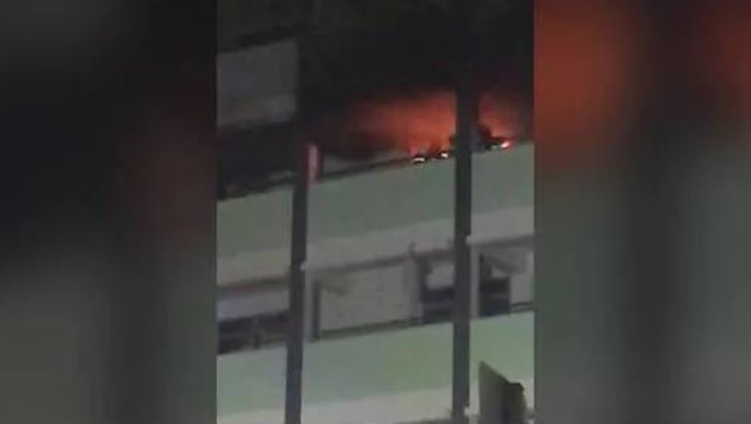 4 taken to hospital after fire breaks out in Jurong flat