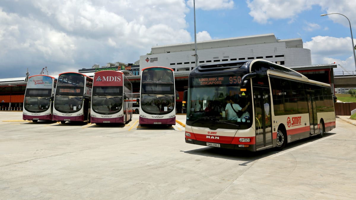 SBS, SMRT get record S$1.84m for better bus services - CNA