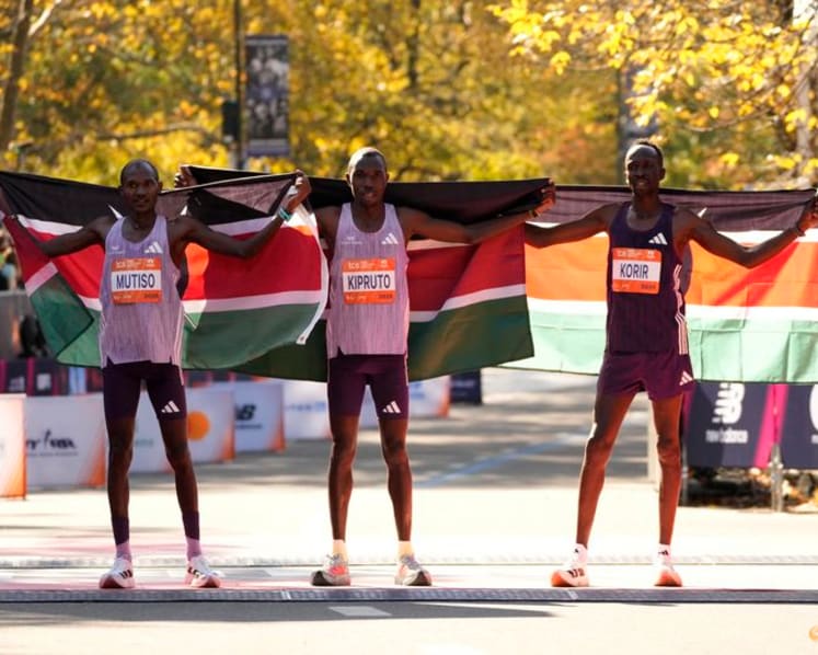 Kenya sweep men's and women's podiums at NYC Marathon