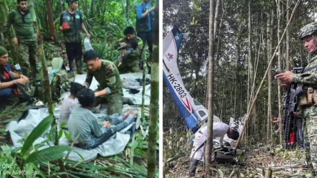 受困亚马逊森林40天吃野果求生 哥伦比亚四孩童被封“森林之子”