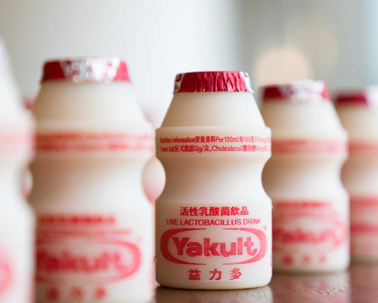 No more plastic straws with Yakult drinks