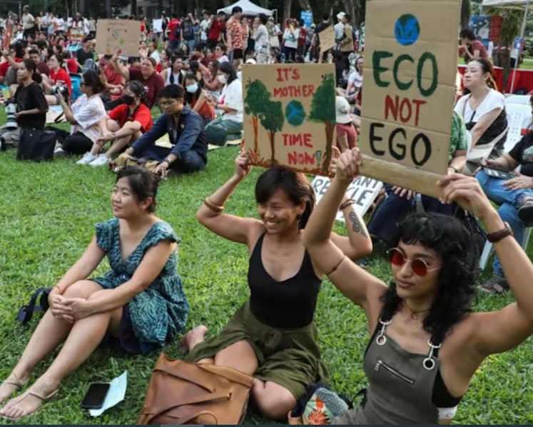Over 1,400 attend SG Climate Rally highlighting pervasive impact of climate change
