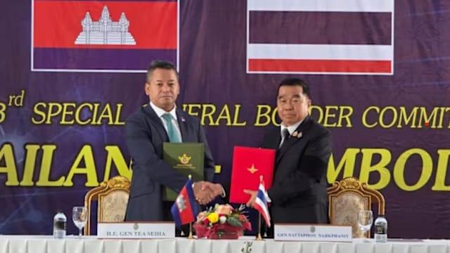 特朗普祝贺泰国和柬埔寨达成停火协议