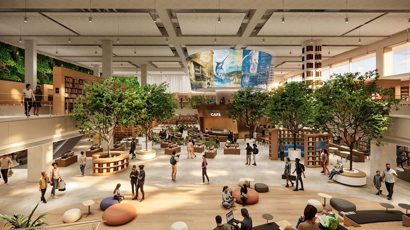 星狮地产信托和国家图书馆管理局合作打造名为“The HomePage @ Causeway Point”的阅读与社交空间。（图：星狮地产信托/国家图书馆管理局）