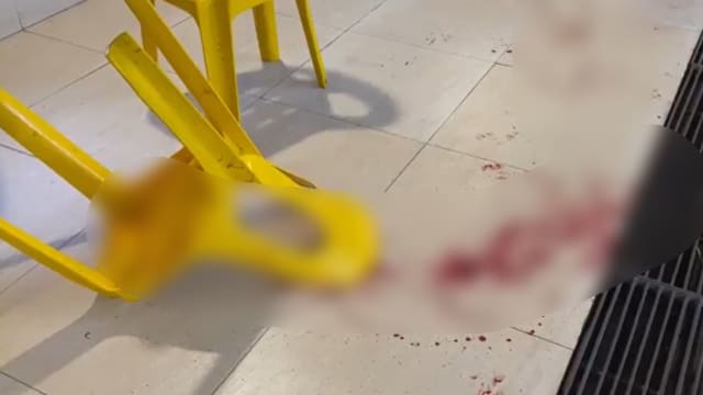 宏茂桥咖啡店食客遭突袭案 警方已逮捕两男子