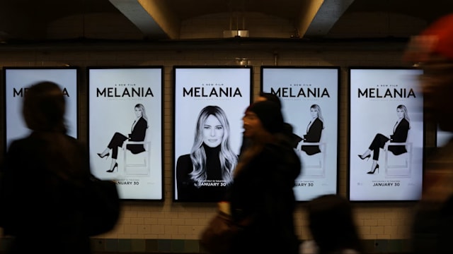 美国第一夫人纪录片上映遇冷 多地影院几乎没人看