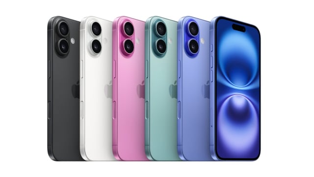 苹果发布搭配苹果人工智能功能的iPhone 16