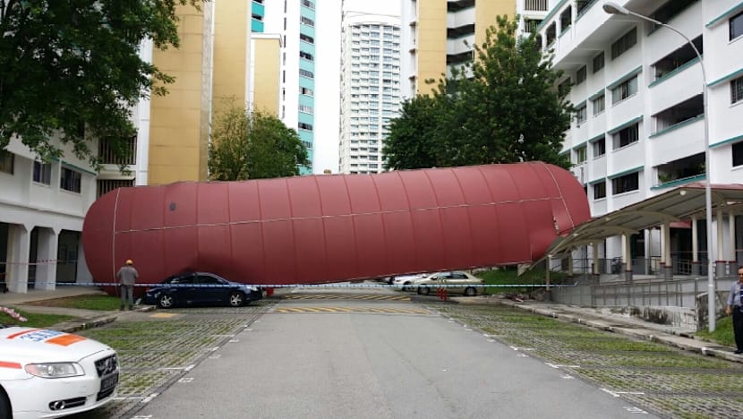 Lorry driver arrested over Bukit Batok walkway shelter collapse