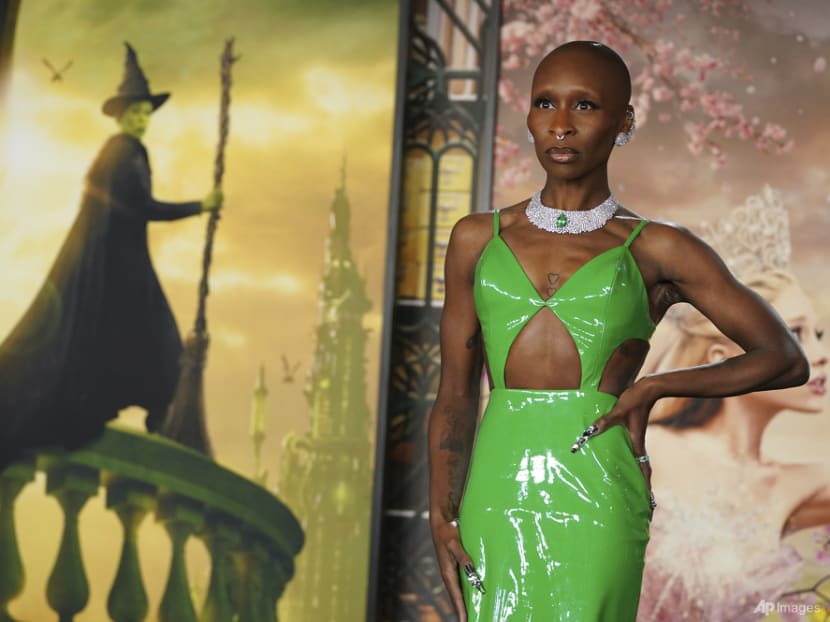 Actress Cynthia Erivo wore her fitness watch underneath her Wicked costume