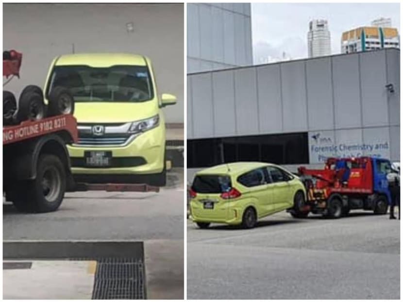 Video footage of the accident on social media shows a lime green car running over a pedestrian.