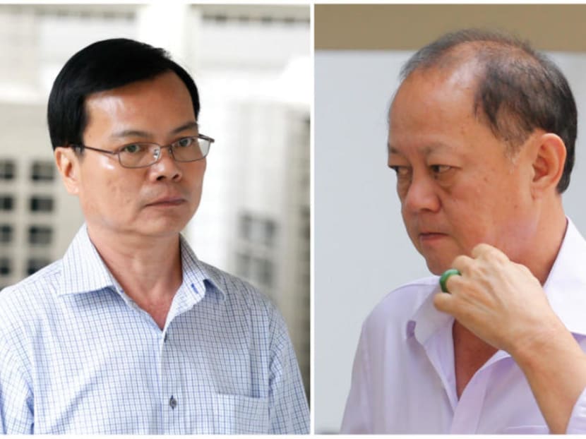 Wong Chee Meng (left), 60, and Chia Sin Lan (right), 64. Their lawyers sought lower sentences for them during a High Court appeal.