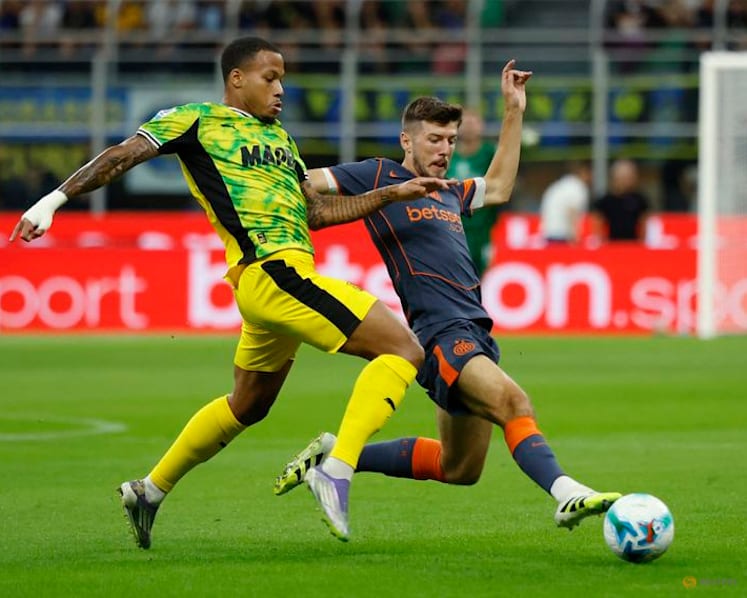 Inter get back on track with 2-1 win over Sassuolo